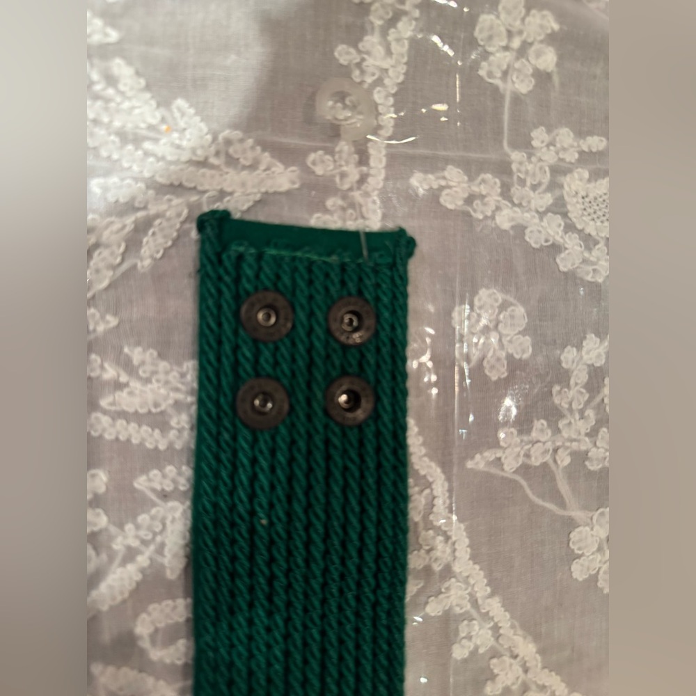 ❤️ Alberta Ferretti Green Belt. Made in Italy.